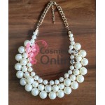Colier elegant AS39PP Auriucu perle Ivoire sidefate